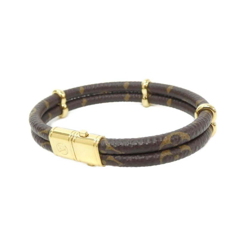LOUIS VUITTON Brown Monogram Charm Bracelet - Picture 2 of 5